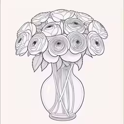 /tmp/FOOxSjwtX.jpg = black and white floral arrangement in vase by artist rachel stoel
,/tmp/FOOxSjwtX.jpg = a drawing of some very pretty flowers in a vase
,/tmp/FOOxSjwtX.jpg = this is the image of the flower arrangement in vase with leaves
,/tmp/FOOxSjwtX.jpg = black and white photo of a large vase filled with roses
,/tmp/FOOxSjwtX.jpg = a vase with flowers inside is drawn by hand
,/tmp/FOOxSjwtX.jpg = a line art design of a flower vase
,/tmp/FOOxSjwtX.jpg = a black and white drawing of flowers in a vase
