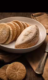 a white plate topped with cookies and a cookie cutter