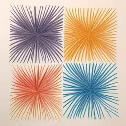 four different colors of the same item as seen from above,this is the four different designs shown in the color book