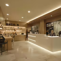 a store that has many shelves with items in it