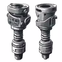 the same drawing on the same item and different type of machine