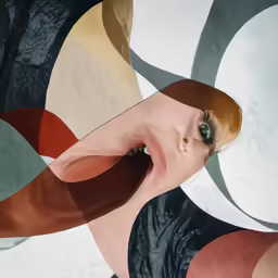 there is a very nice looking woman with a large nose