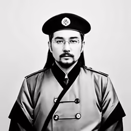 an image of a man wearing military attire