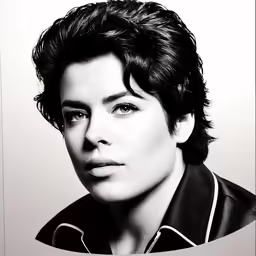 a woman with her eyes closed and the title how to create a portrait in adobe