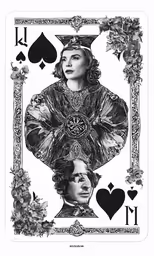 a card with two people and hearts on it