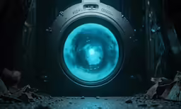 a close - up view of the camera lens of an interisphernalized object