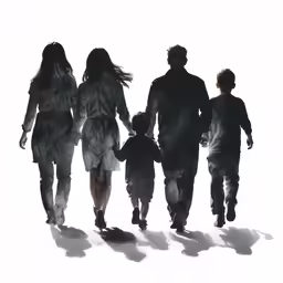 an image of people walking down the street
