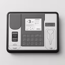 a display that has a button in it