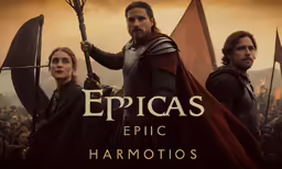 a movie poster that says epic and two knights holding arrows