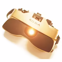 the light on the sunglasses has been reflected in it