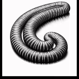 a couple of black and white items in front of a white background