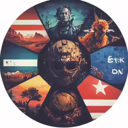 a hockey poster is on display, which features images of the hockey players