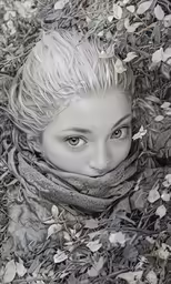 a woman with blonde hair posing for a photo