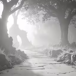 there is a road that has no cars in it