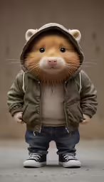 a small toy with a face that is standing