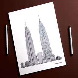 a couple of tall buildings that are next to each other