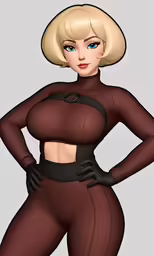 the character from star trek, with blonde hair