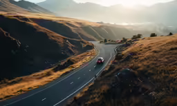 a large highway with lots of tall grass
