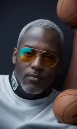 an image of a man wearing sunglasses in a studio