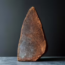 a large rock is sitting on the floor