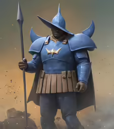 a character from the animated movie star trek is dressed in armor and armor