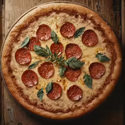 this is a whole pizza with various toppings