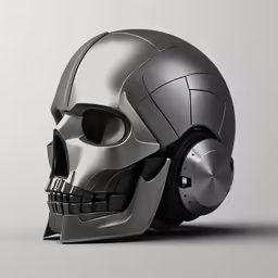 a helmet with ear phones in it