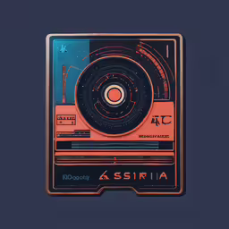 a closeup of an old school styled cassette player,a stylized photo of an old fashion television
