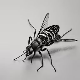 the insect is on a gray surface