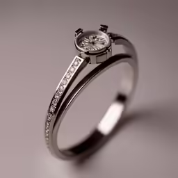 a close up of a ring with a stone and stones