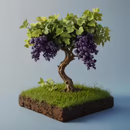a figurine in the shape of a tree