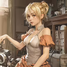 a very attractive woman with an intense look on her face