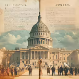people walk in front of a state capitol building