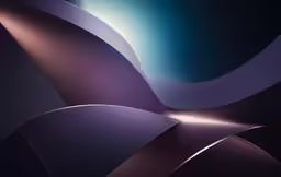 a bright purple and blue abstract wallpaper with wavy curves
