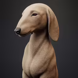 this is a statue of a dog that is in the dark