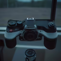a camera is shown in the middle of the tripod