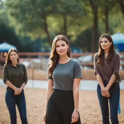 two women who are standing near each other