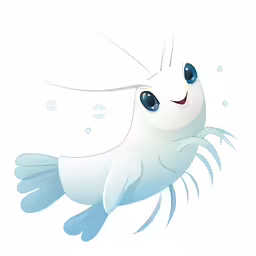 a cartoon style character of an ocean animal