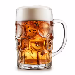 a large mug filled with lots of beer
