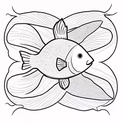 an image of a fish in water