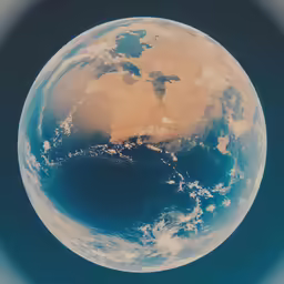 a very detailed picture of the planet earth