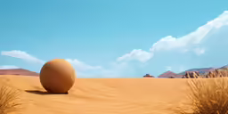 some kind of sand and dirt in the desert