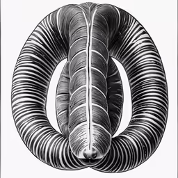 an illustration of an intricate design on white paper