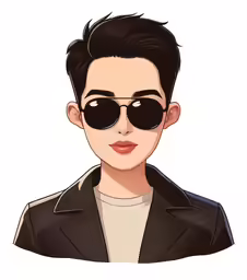 the male character in the animated avatar of a guy wearing glasses