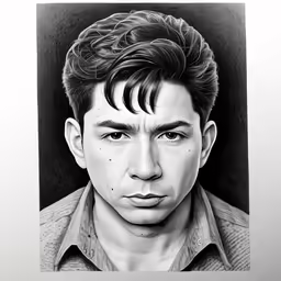 a person has his eyes closed in black and white