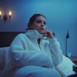 an attractive woman in a white coat and black shoes