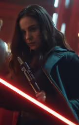 star wars the last jedi is shown with lights from the lights