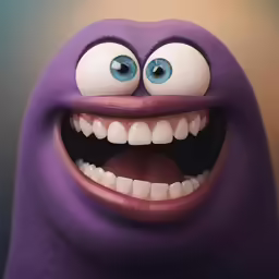 an animated representation of an eggman with his tongue out