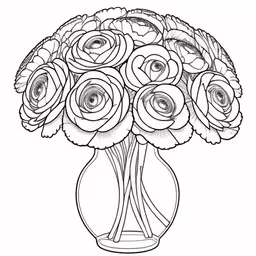 the picture shows flowers in a vase,