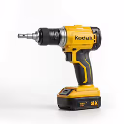 the drill is on the white surface